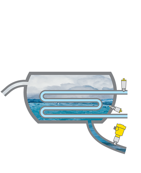 Mesure de pression et détection de niveau dans un condensateur