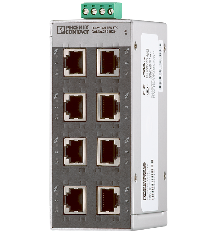 Ethernet-Switch - 8-fach-Ethernet-Switch