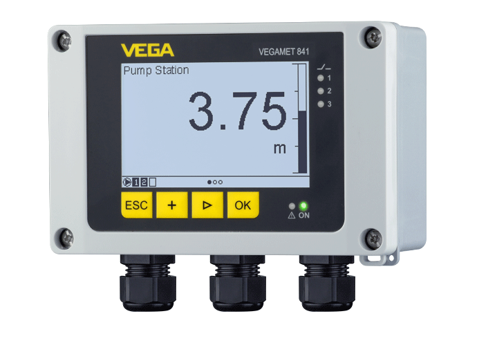 VEGAMET 841 - Seviye sensörleri için sağlam kontrolör ve gösterge cihazı