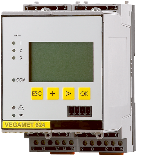 VEGAMET 624 - Dolum seviyesi sensörleri için değerlendirme cihazı ve gösterge aleti