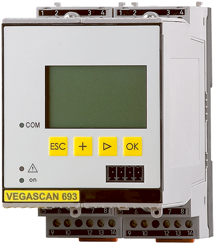 VEGASCAN 693 - Steuergerät für bis zu 15 HART-Sensoren